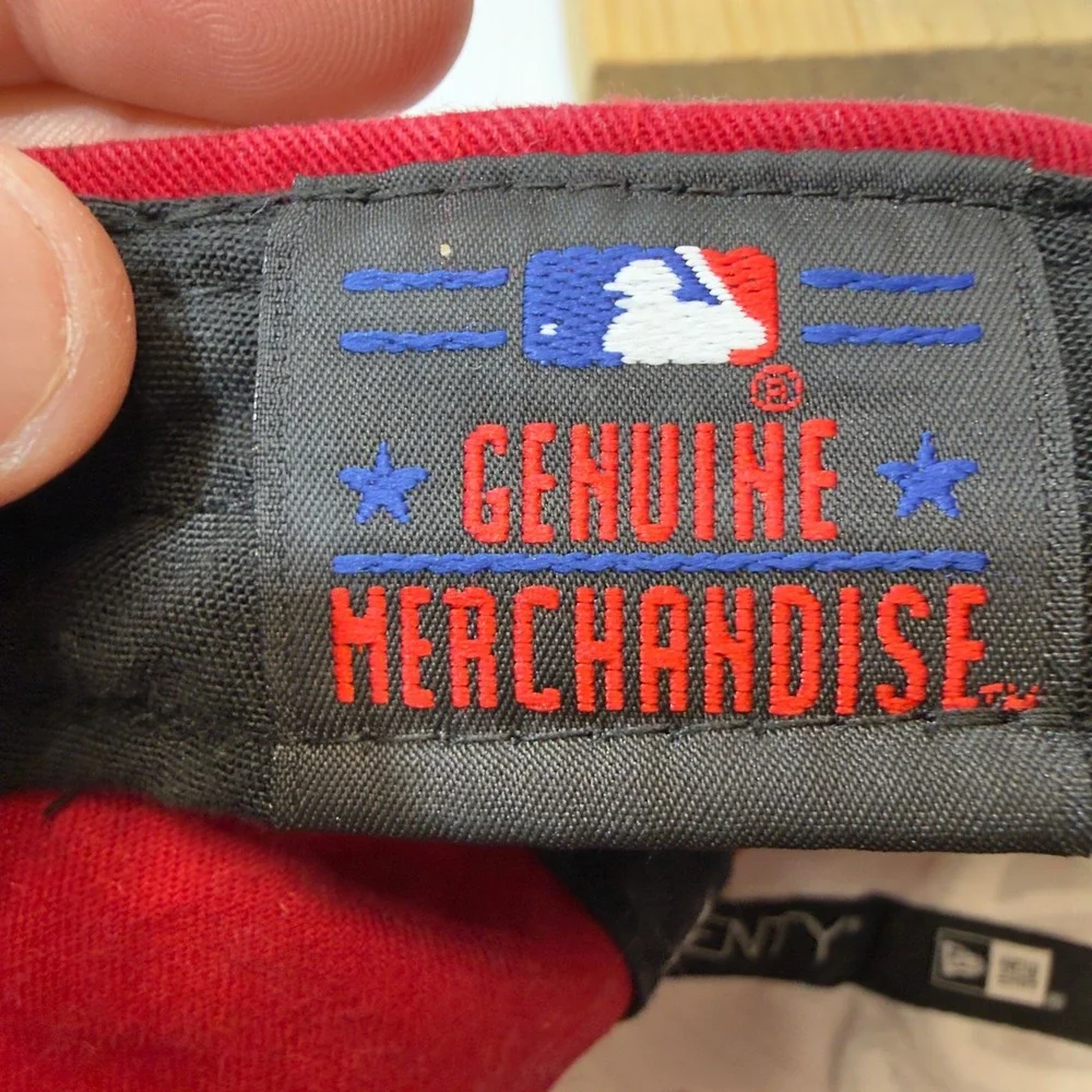 Washington Nationals MLB Baseball Cap Red New Era 9TWENTY Adjustable Strap‎